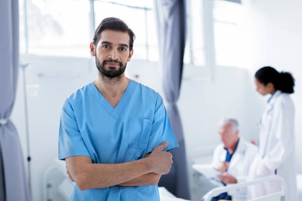 Doctor standing in the hospital